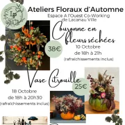 Atelier: Déco Halloween - Ateliers enfants + adultes (20€ goûter inclus, sur inscription)