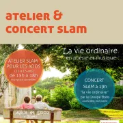 Atelier et concert slam