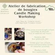 Atelier - Fabrication de bougies