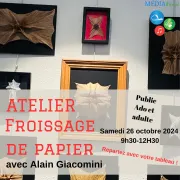 Atelier froissage de papier