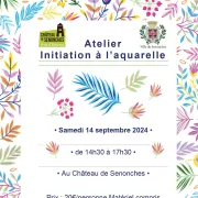 Atelier - Initiation à l\'aquarelle