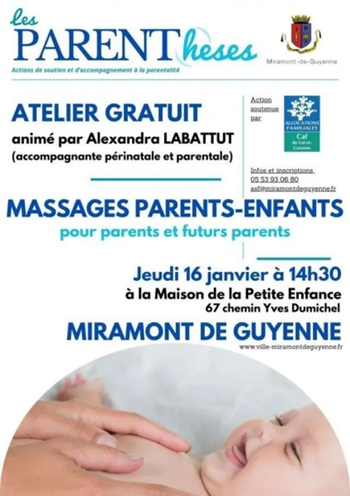 Atelier : Massages parents-enfants