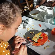 Atelier mosaïque Citrouille d'Halloween