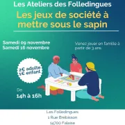 Atelier parents-enfants : Les Jeux de société à mettre sous le sapin