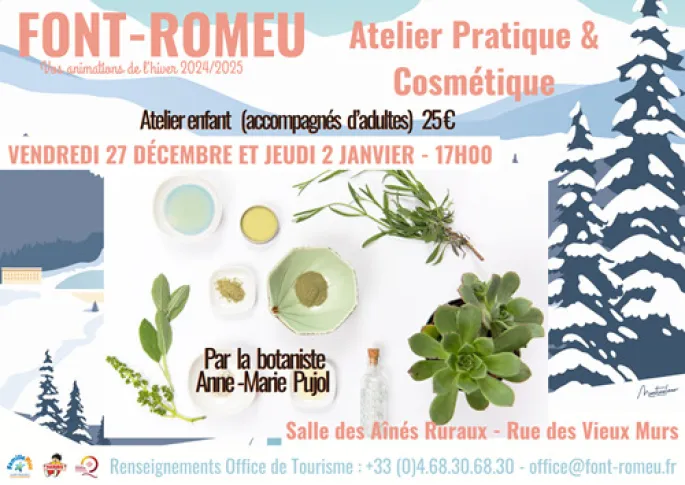 Atelier Pratique & Cosmétique - Enfants