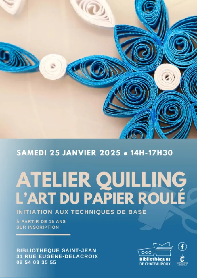 Atelier Quilling : L'art du papier roulé