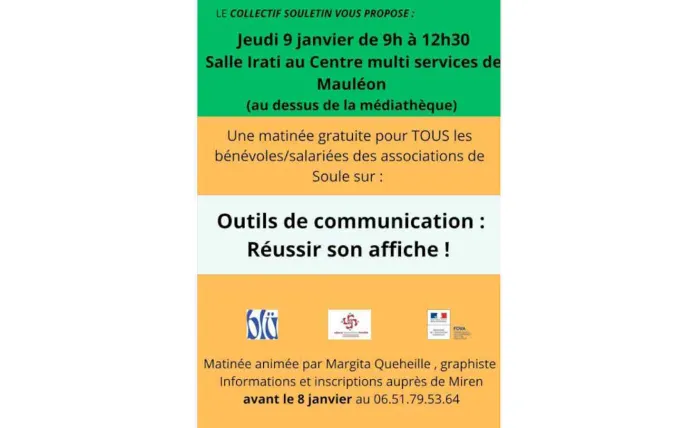 Atelier R Ussir Son Affiche Maul On Licharre Date Horaires