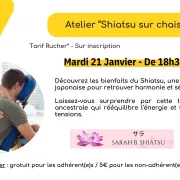 Atelier Shiatsu sur chaise