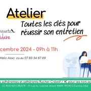 Atelier toutes les clés pour réussir son entretien