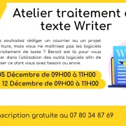 Atelier traitement de texte Writer