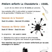 Ateliers enfants Chocolaterie Lamy