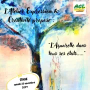 Ateliers expressions et créativité : l'aquarelle dans tous ses états avec ACL - sur inscription