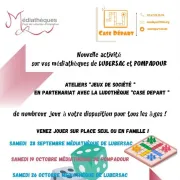 Ateliers jeux de société à la médiathèque de Lubersac