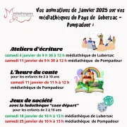 Ateliers jeux de société à la médiathèque de Lubersac