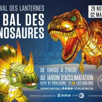 Les dinosaures à l'affiche du Festival des Lanternes 2024 à Paris DR