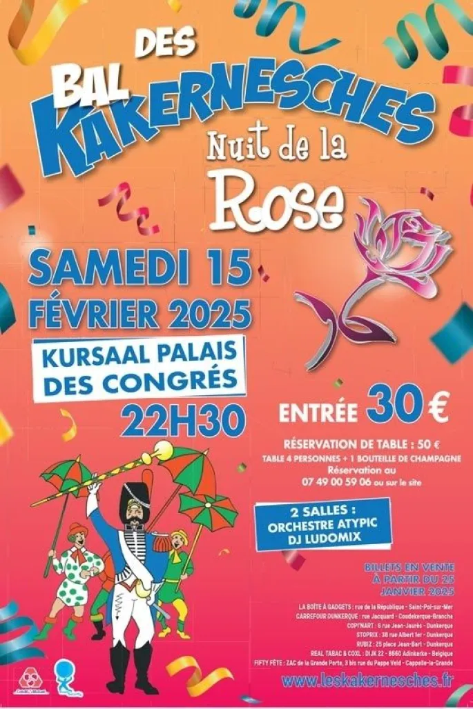 Bal des Kakernesches - Nuit de la Rose 2025
