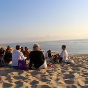 Balade commentée de la Dune du Pilat au coucher du soleil