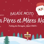 Balade moto en Pères et Mères Noël