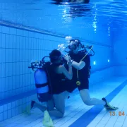 Baptêmes de plongée en piscine