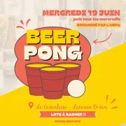 Beer Pong organisé par l\'UCPA