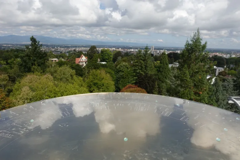 vue depuis le sommet de la tour du belvédère