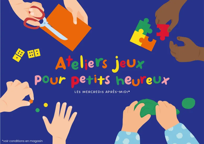 Des ateliers jeux pour petits heureux