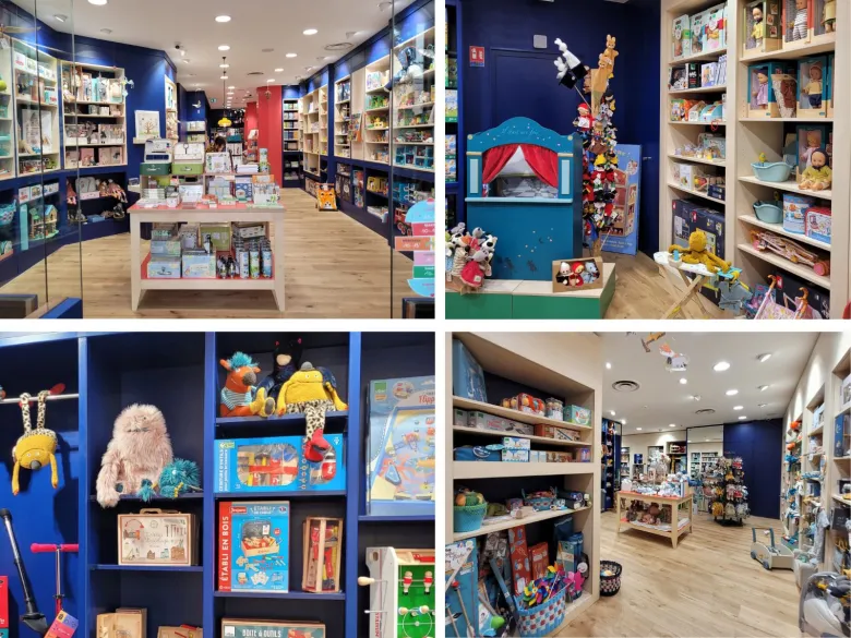 L'intérieur de la boutique Bonhomme de Bois à Strasbourg regorge de trésors pour les enfants