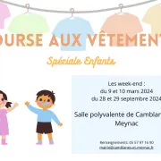 Bourse au vêtements pour enfants