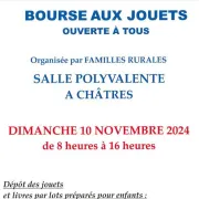 Bourse aux jouets, à Châtres