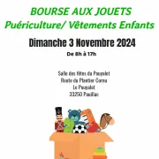 Bourse aux jouets à Pauillac