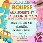 Bourse Aux Jouets Et à La Seconde Main- Association Les Platanes- Sérignan