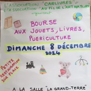 Bourse aux jouets, livres et puériculture