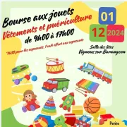 Bourse aux jouets, vêtements ert puériculture