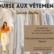 Bourse aux vêtements pour adultes