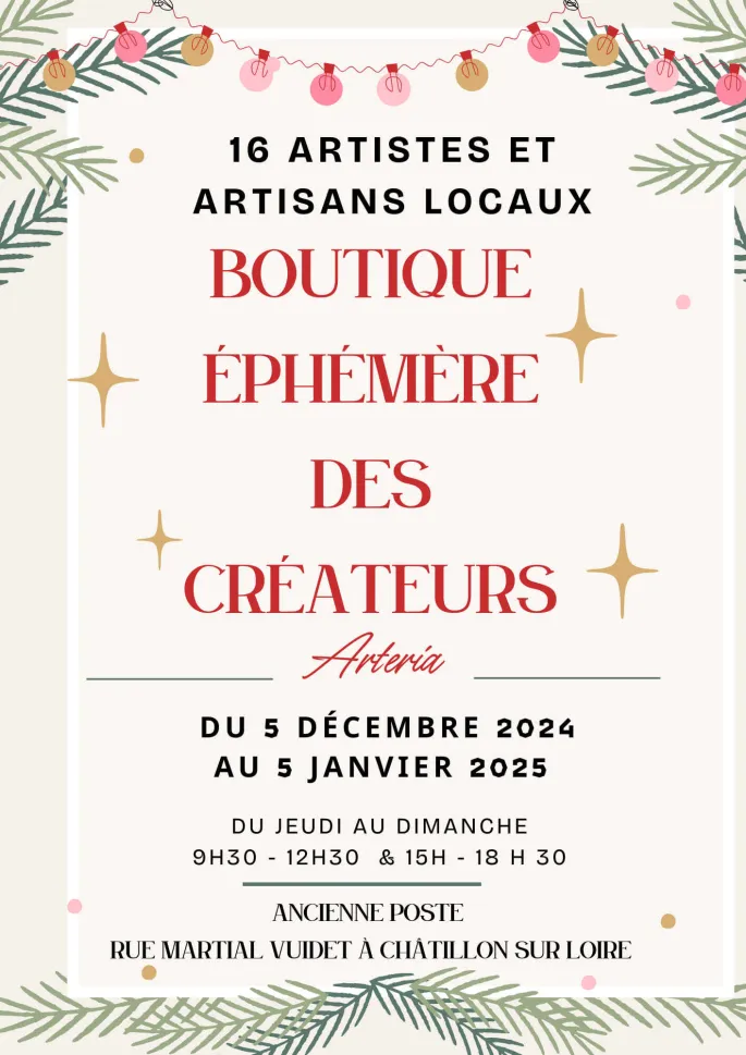 Boutique éphémère des créateurs