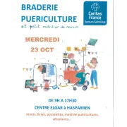 Braderie puériculture et petit mobilier de maison