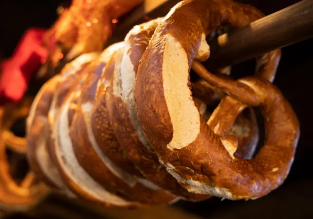 Des bretzels à déguster sur le Marché de Noël