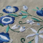 Broderie créative avec Christine