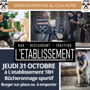 Bûcheronnage sportif à l\'Etablissement