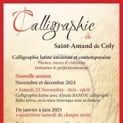 Calligraphie à Saint Amand de Coly