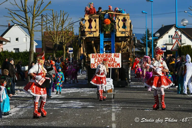 Les rues de Dessenheim s'animent à l'occasion du carnaval !