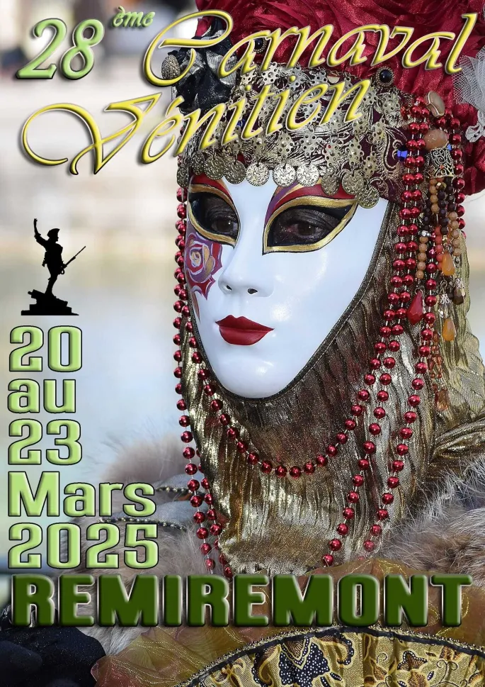 Le Carnaval Vénitien de Remiremont revient du 20 au 23 mars 2025.