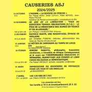 Causeries Asj 2024/2025