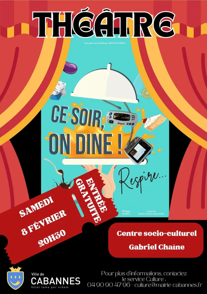 Ce soir, on dine ! Respire… Cabannes 2025 date, horaires, programme