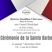 Cérémonie de la Sainte Barbe à Fuveau