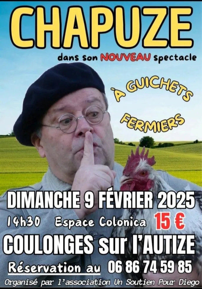 Chapuze dans son nouveau spectacle