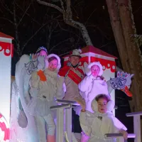 Les chars de la parade de Noël à Pfastatt DR