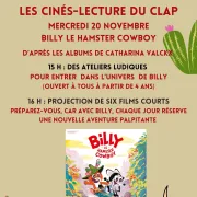 Ciné-lecture du CLAP : Billy le Hamster Cowboy