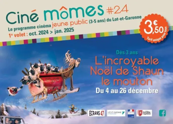 Ciné-Mômes de Noël : L’Incroyable Noël de Shaun le Mouton