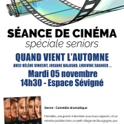 Ciné Seniors - Quand vient l'automne